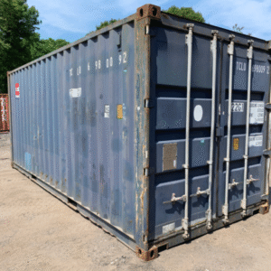 20′ x 8′ x 8.5′ Tall –Used Shipping / Storage Container-Wind and Watertight – Blue